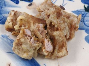 クリックで拡大表示 メバチの竜田揚げ