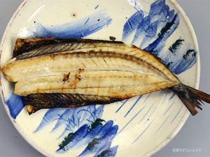クリックで拡大表示 サビタチの開き干し
