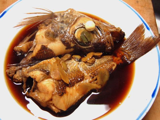 オオメハタの煮つけ