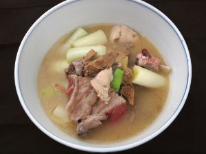 クリックで拡大表示 目抜けのみそ汁