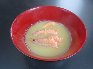 クリックで拡大表示 ヨシエビのみそ汁