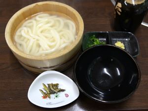 クリックで拡大表示 たらいうどん