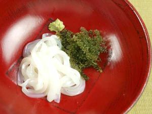 クリックで拡大表示 クビレヅタの刺身