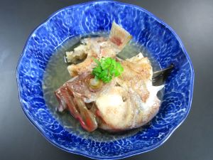 クリックで拡大表示 ハタの煮つけ