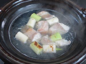 クリックで拡大表示 シモフリハタちり鍋
