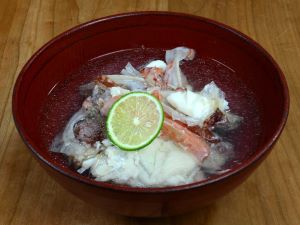 クリックで拡大表示 オニカサゴのあら汁