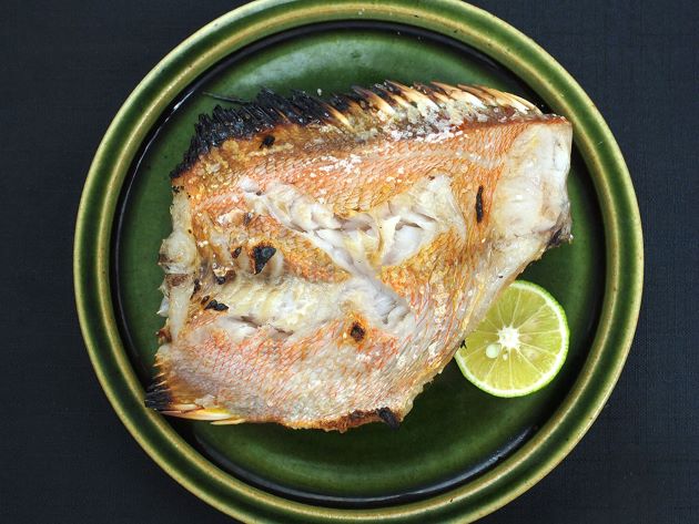 アカイサキの塩焼き