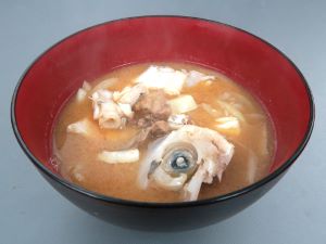 クリックで拡大表示 ウスバハギの味噌汁