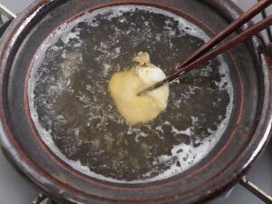 クリックで拡大表示 トコブシのしゃぶしゃぶ