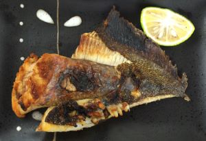 クリックで拡大表示 アサバガレイの塩焼き