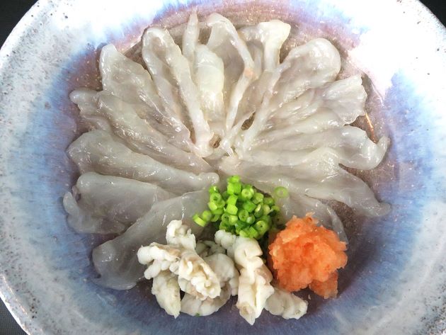 マフグの刺身