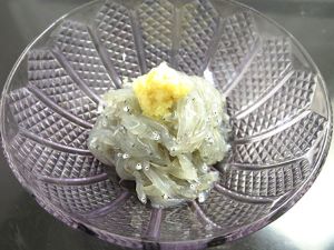 クリックで拡大表示 カタクチイワシの生しらす