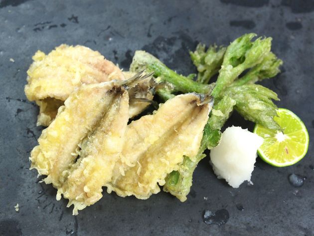 カタクチイワシの天ぷら