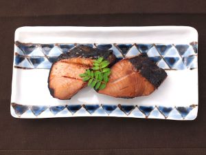 クリックで拡大表示 カツオの幽庵焼き