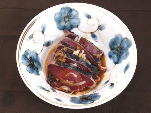 クリックで拡大表示 カツオのたたき