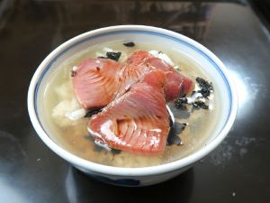 クリックで拡大表示 カツオの茶ずまし