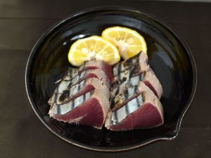 クリックで拡大表示 かつおの塩たたき