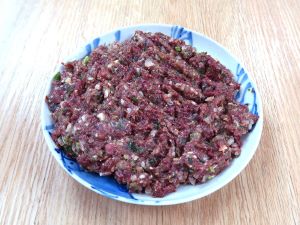 クリックで拡大表示 かつお血合いなめろう