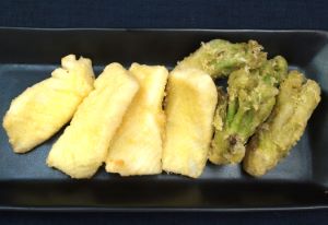 クリックで拡大表示 モンゴウイカの天ぷら