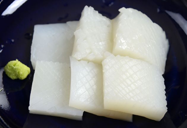 モンゴウイカの刺身