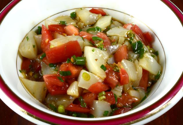 モンゴウイカのサラダ