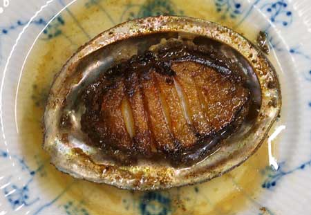 クロアワビのステーキ