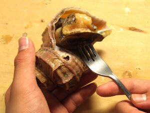 クリックで拡大表示 身の取りだし方