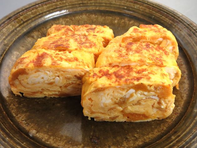キタムラサキウニの卵焼き