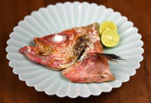 クリックで拡大表示 ナンヨウキンメの皮霜造り