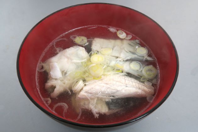 クロガレイの潮汁