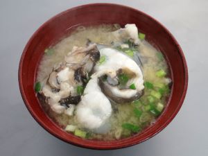クリックで拡大表示 ゲンゲのみそ汁
