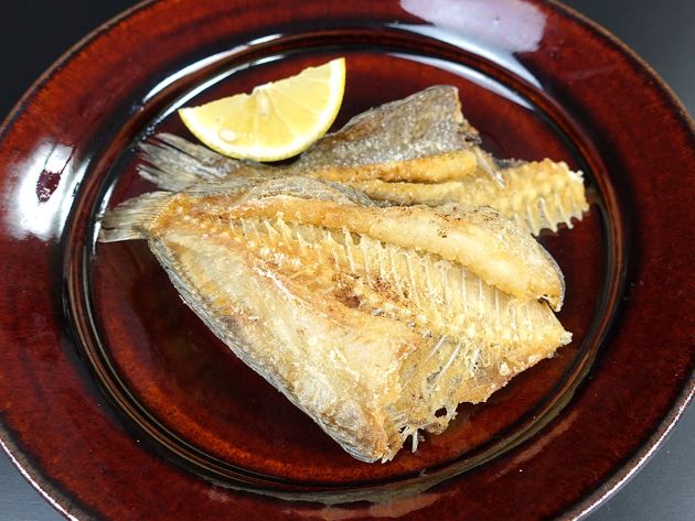 コケビラメの唐揚げ