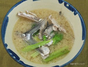 クリックで拡大表示 ギンカガミのみそ汁