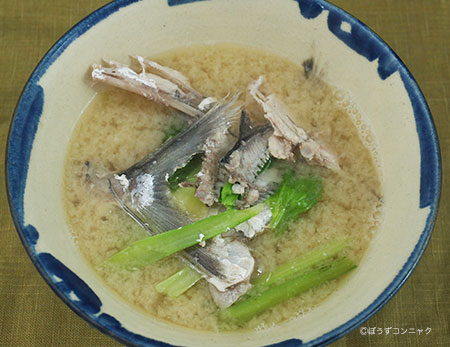 ギンカガミのみそ汁