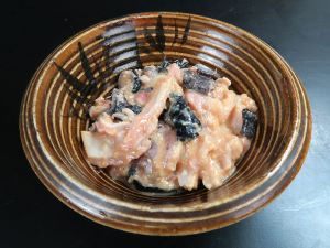 クリックで拡大表示 あんこうのとも和え