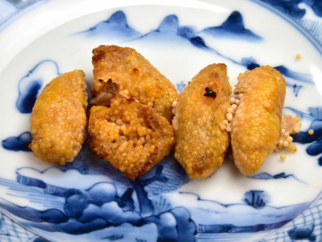七郎魚真子の塩焼き