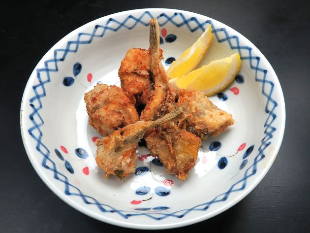 ヨリトフグの唐揚げ