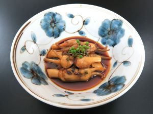 クリックで拡大表示 アゲマキガイの煮つけ