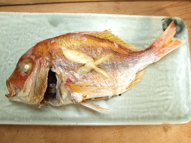キダイの塩焼き