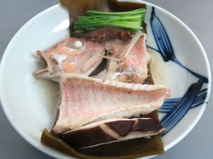 クリックで拡大表示 ぐじの酒蒸し
