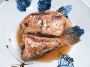 クリックで拡大表示 ぐじの煮つけ