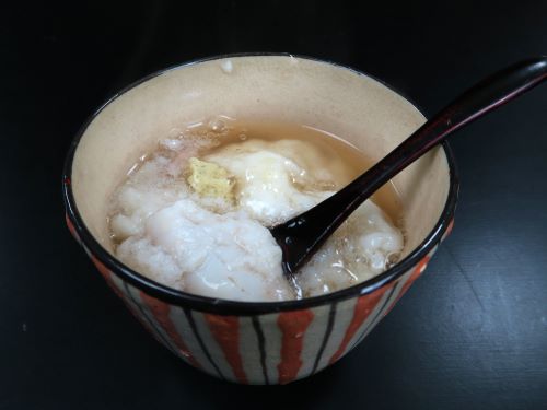 クリックで拡大表示 ぐじのかぶら蒸し