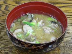 クリックで拡大表示 パンジヤーのみそ汁