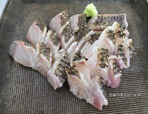 クリックで拡大表示 タカノハダイの焼き切り