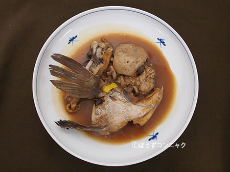オオスジハタの煮つけ