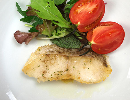 ニュージーランドヘイクのムニエル