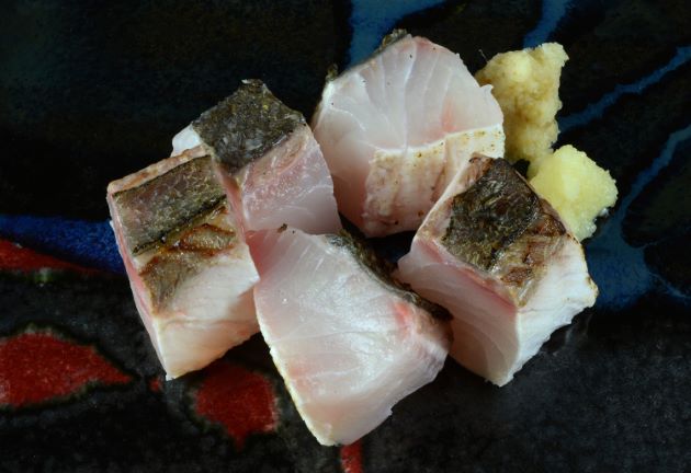 ヒレナガカンパチの幽庵焼き(祐庵焼き)