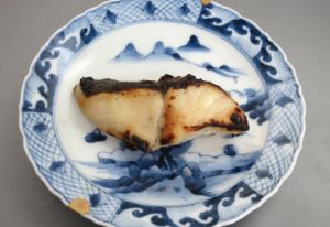 クリックで拡大表示 オオニベの塩焼き