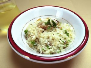 クリックで拡大表示 キマダラヒメダイの洋風炊き込みご飯