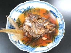 クリックで拡大表示 キマダラヒメダイのしょうゆ煮